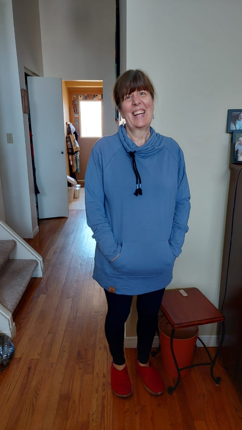 Customer photo review of *Pre-Sale* Cowl Sweatshirt (French Terry) - Boxing Week