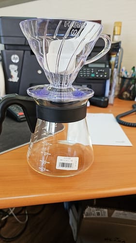 Customer photo review of KIT HARIO V60-02 ACRILICO 700ML