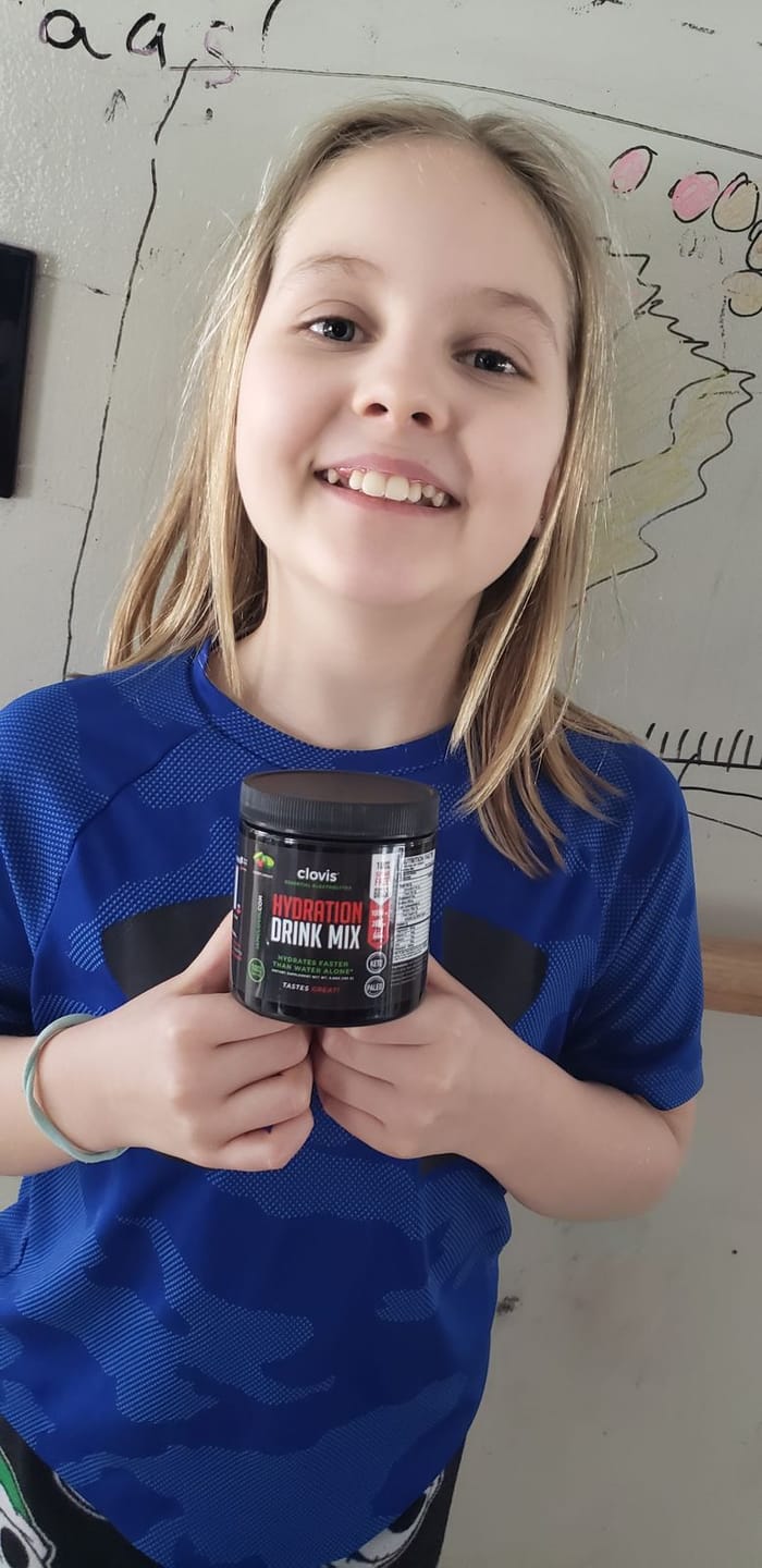 Customer photo review of Essential Electrolytes Hydration Drink Mix