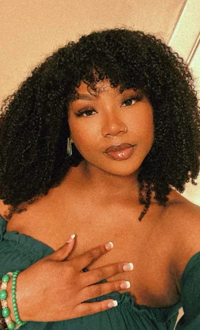Customer photo review of Perruque Pour Femme Afro