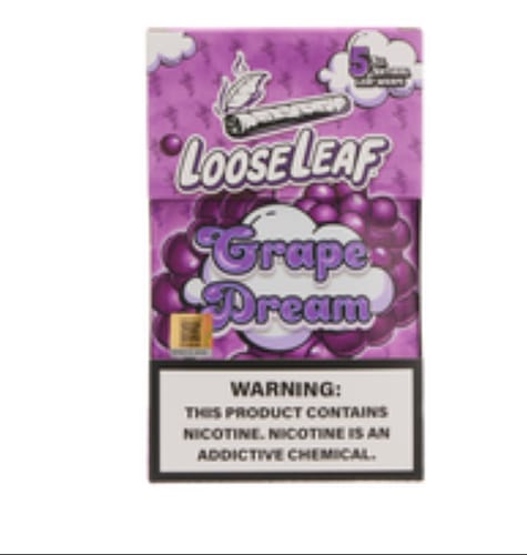 Customer photo review of Grape Dream Looseleaf 5-Pack Wraps (40 Count)