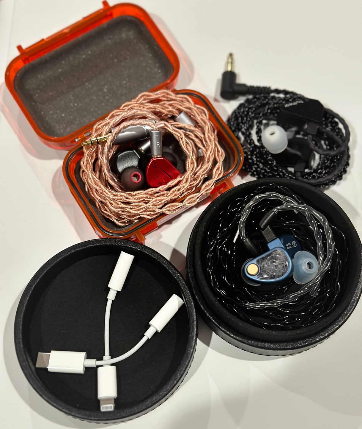 Customer photo review of Symphonium Audio x NightJar Meteor In-Ear Headphones