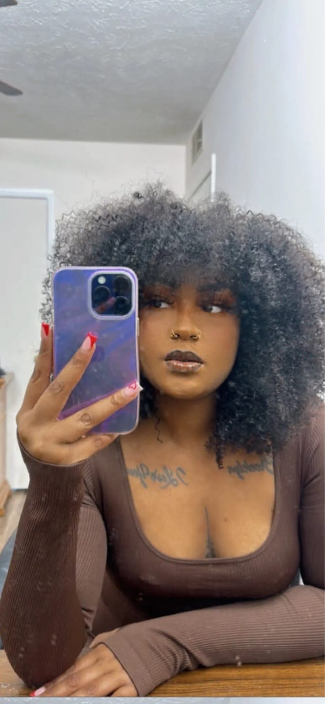 Customer photo review of Perruque Pour Femme Afro