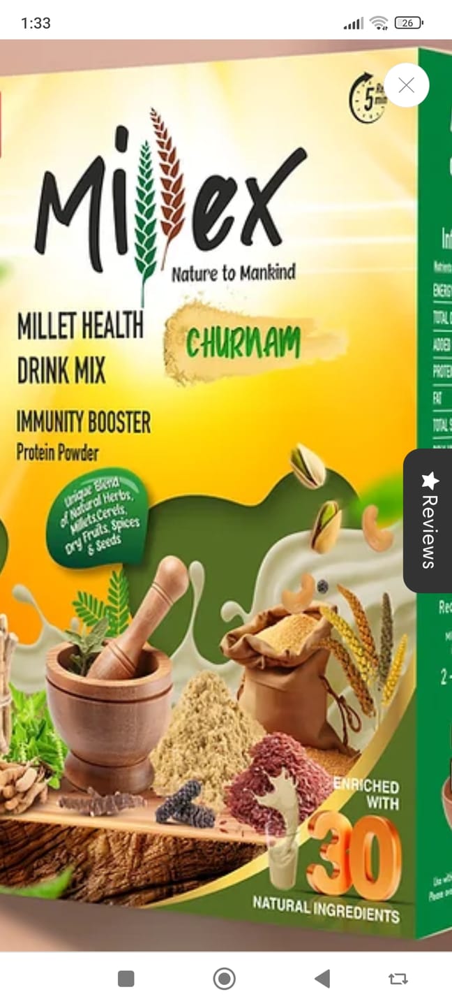 Customer photo review of Millex Millet Health Mix Without Churnam - Pack of 1 (1kg)