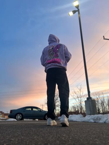 Customer photo review of Praying Butterfly Hoodie
