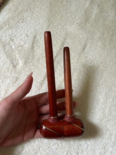 Customer photo review of Handmade Shipibo Kuripe-Tepi Combo