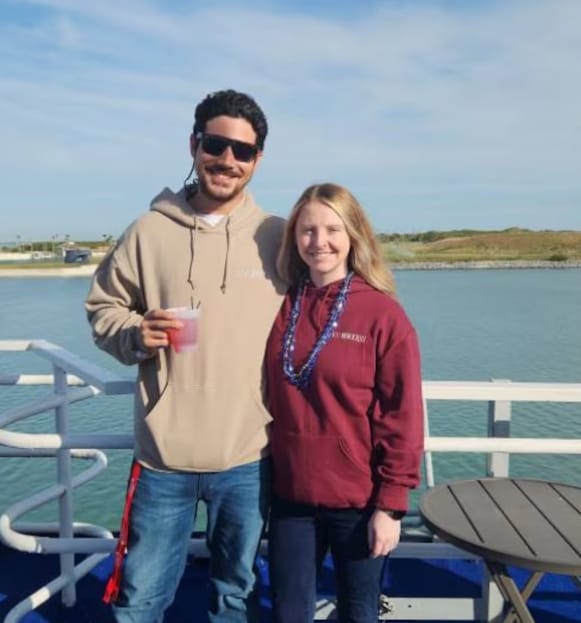 Customer photo review of Custom Embroidered Roman Numeral Sweatshirt