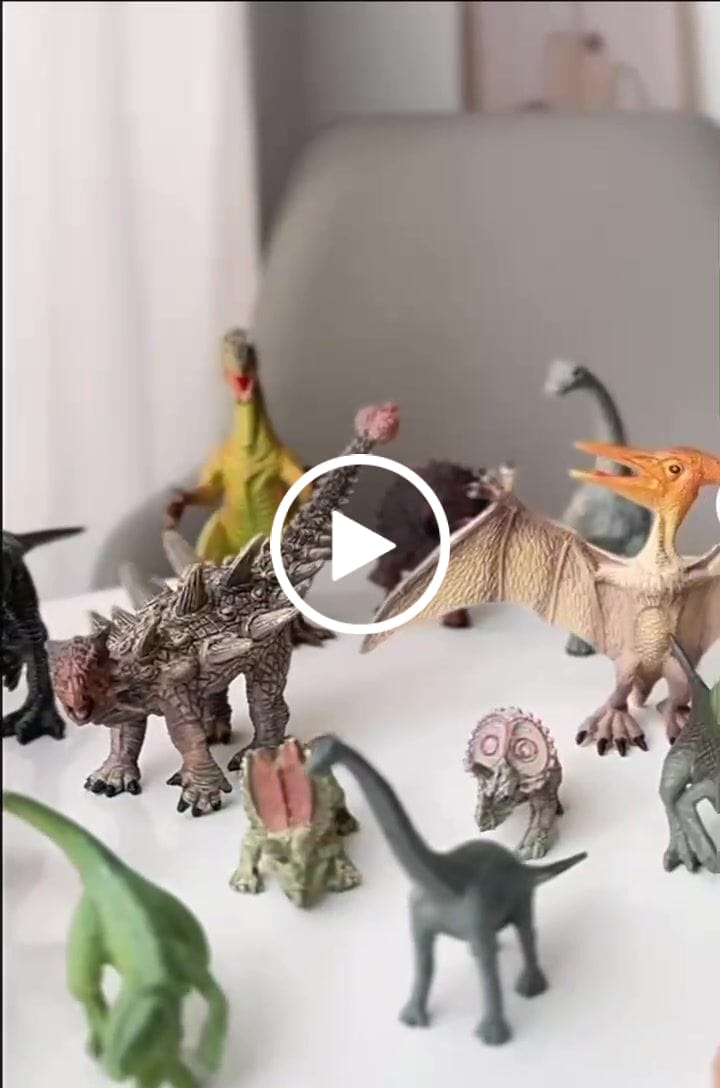 Customer video review of Mideer Dinosaur Toys Set 24 Pcs