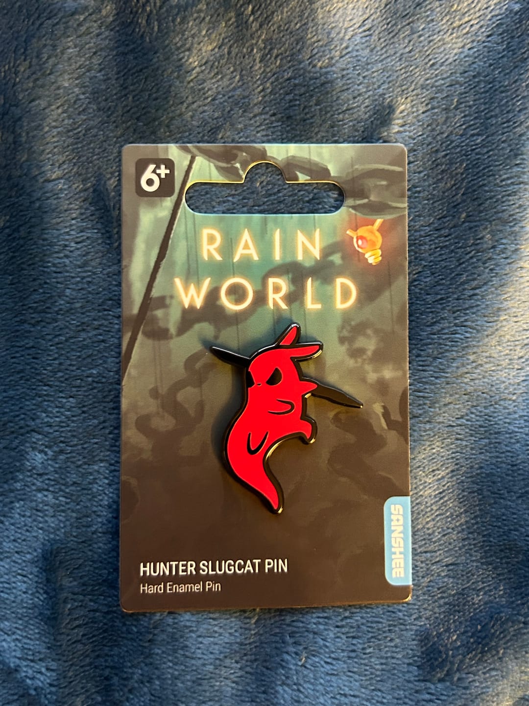 Customer photo review of Rain World - Slugcat Hunter Pin