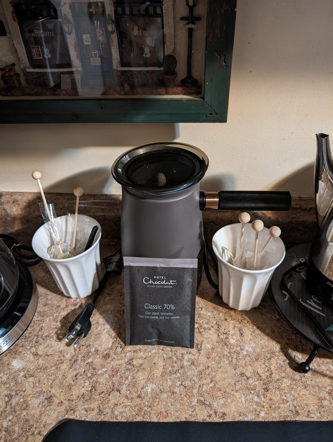 Customer photo review of Classic 70% Hot Chocolate Flakes