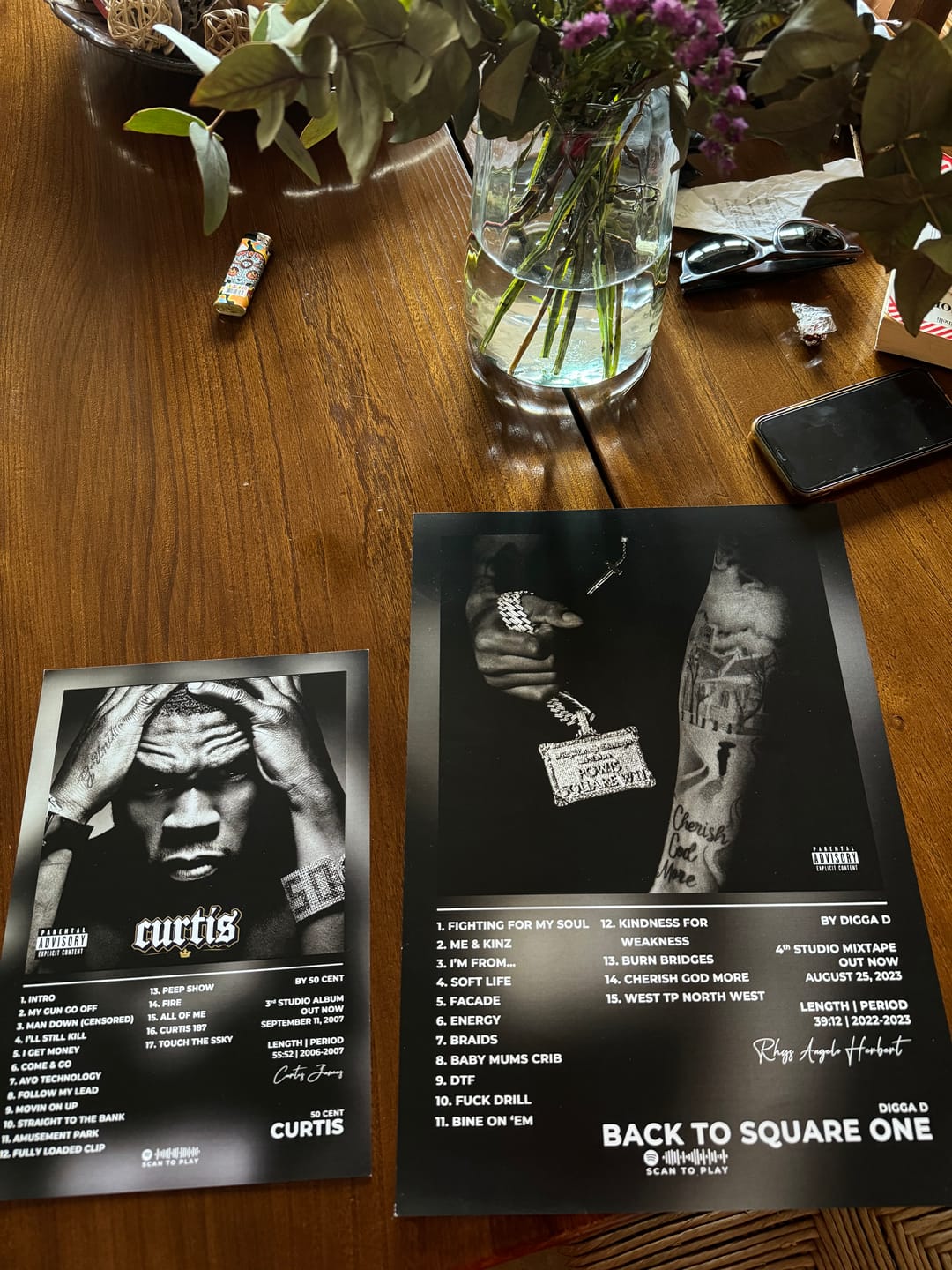 Customer photo review of Album Poster Customization