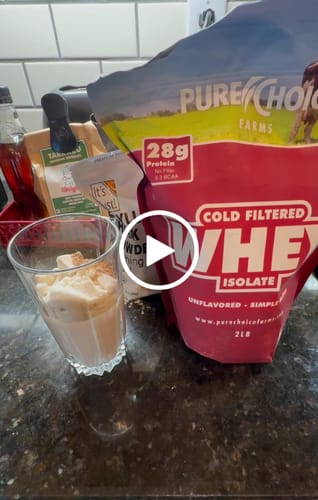 Customer video review of Whey Protein Unflavored