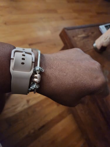 Customer photo review of Band of Hearts Safety Chain Charm