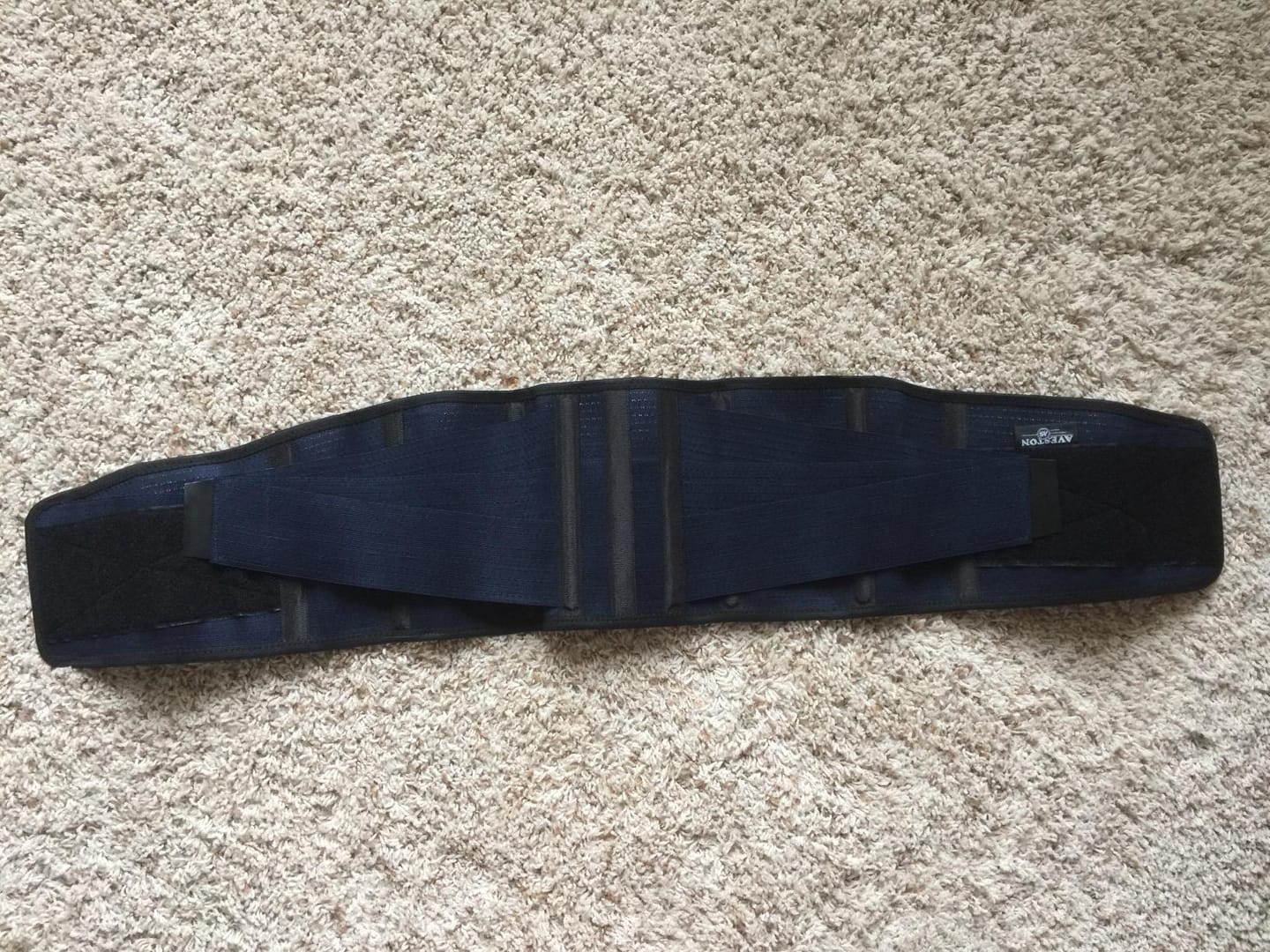 Customer photo review of AVESTON® Back Support Lower Back Brace for Back Pain Relief | Lumbar Support Belt