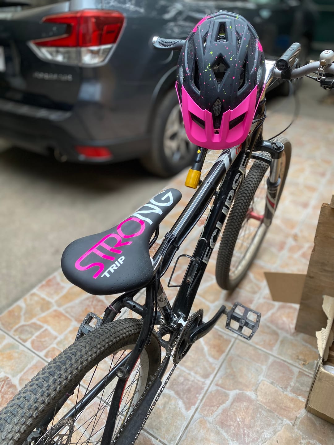 Customer photo review of Sillín TRIP STRONG Black