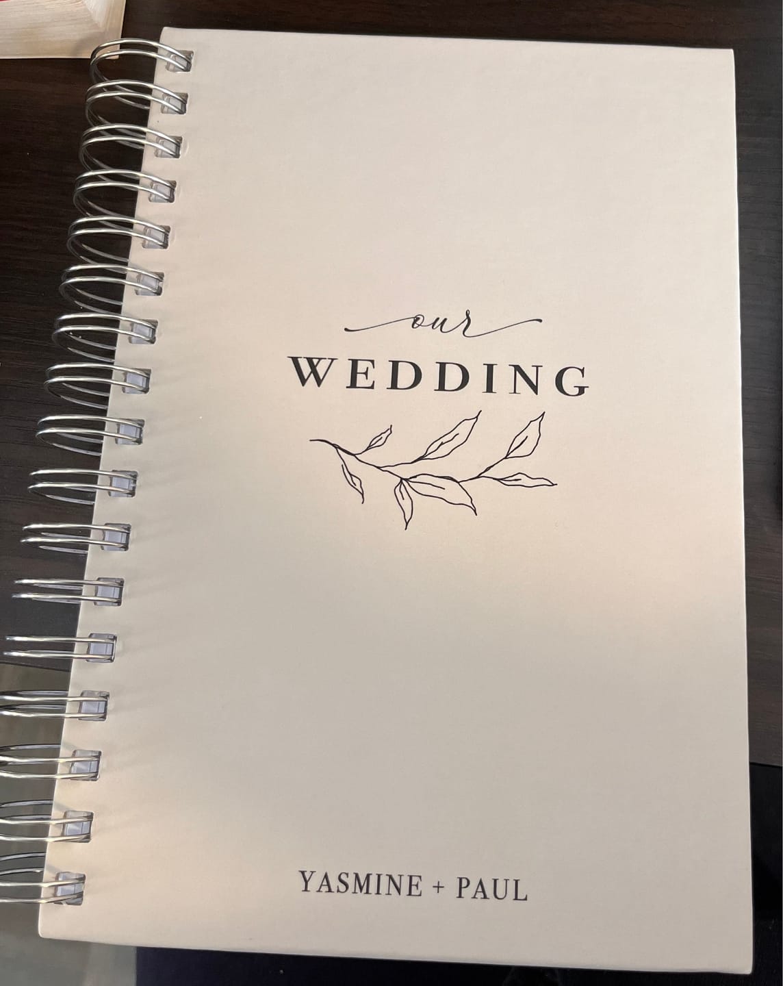 Customer photo review of Our Wedding Planner