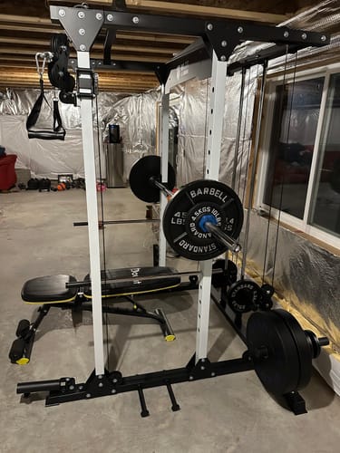 Customer photo review of Major Fitness PLM03 All-In-One Home Gym Power Rack