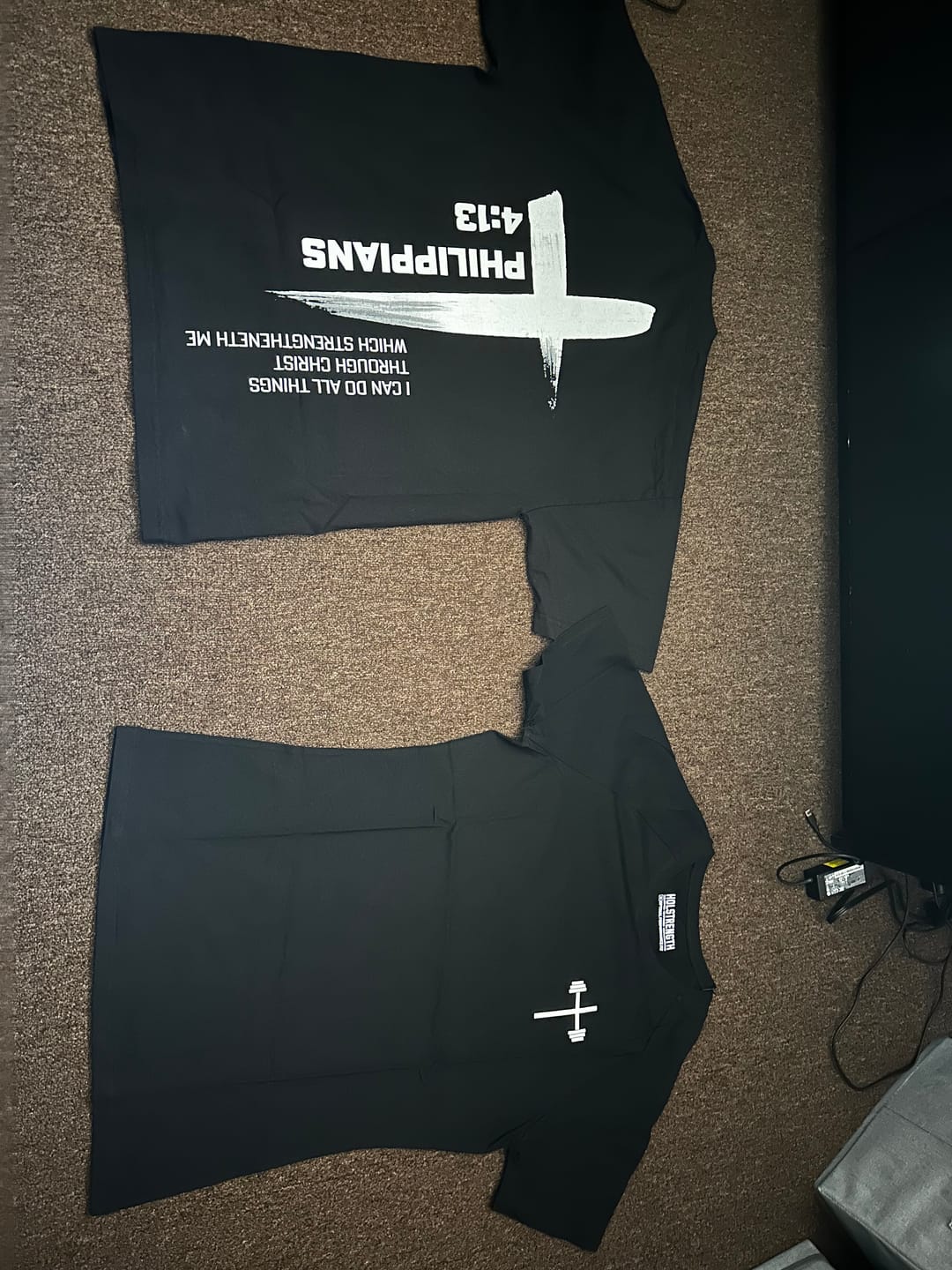 Customer photo review of Original Fitted Performance Tee