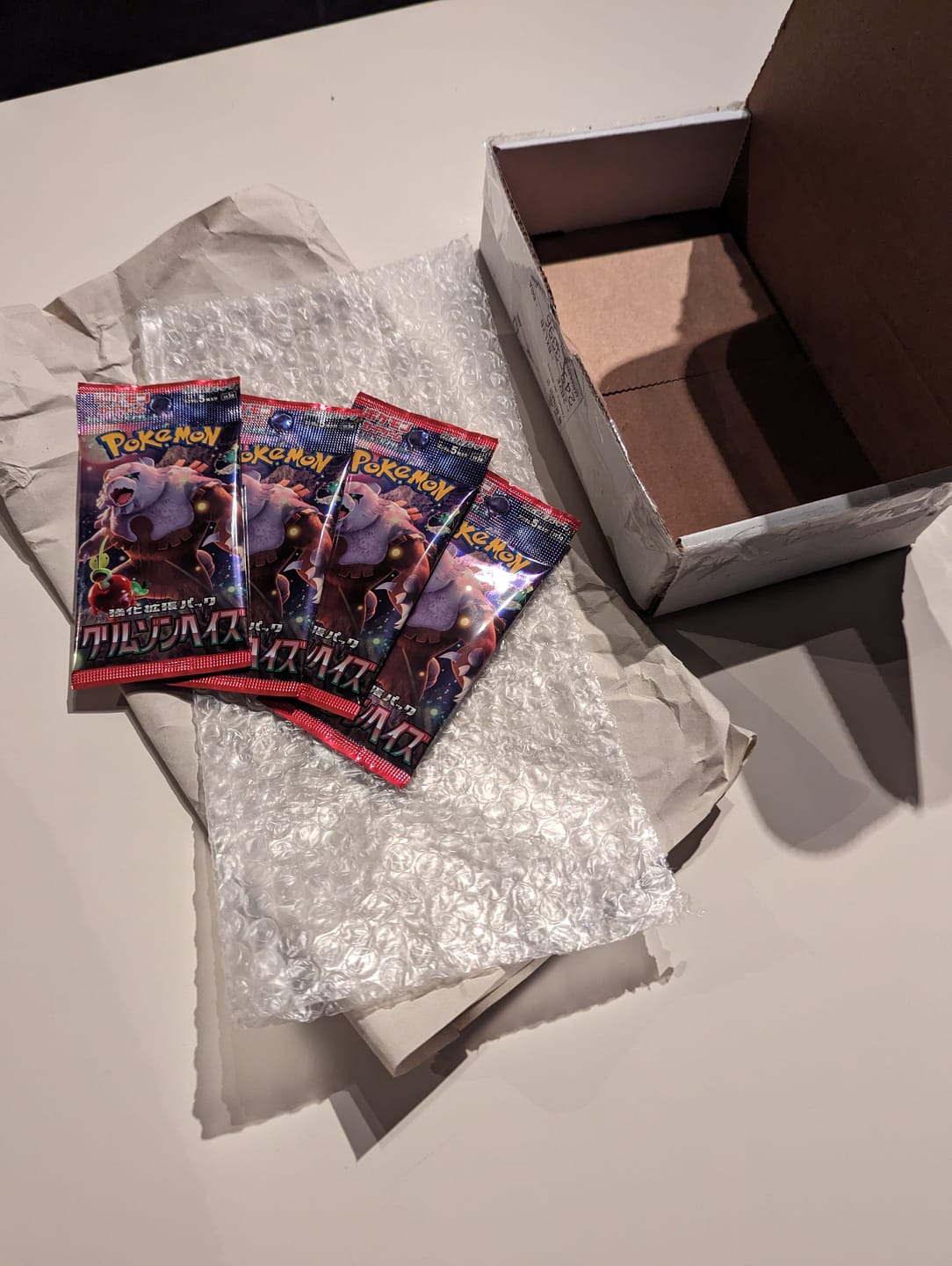 Customer photo review of Crimson Haze Japanese Booster Pack