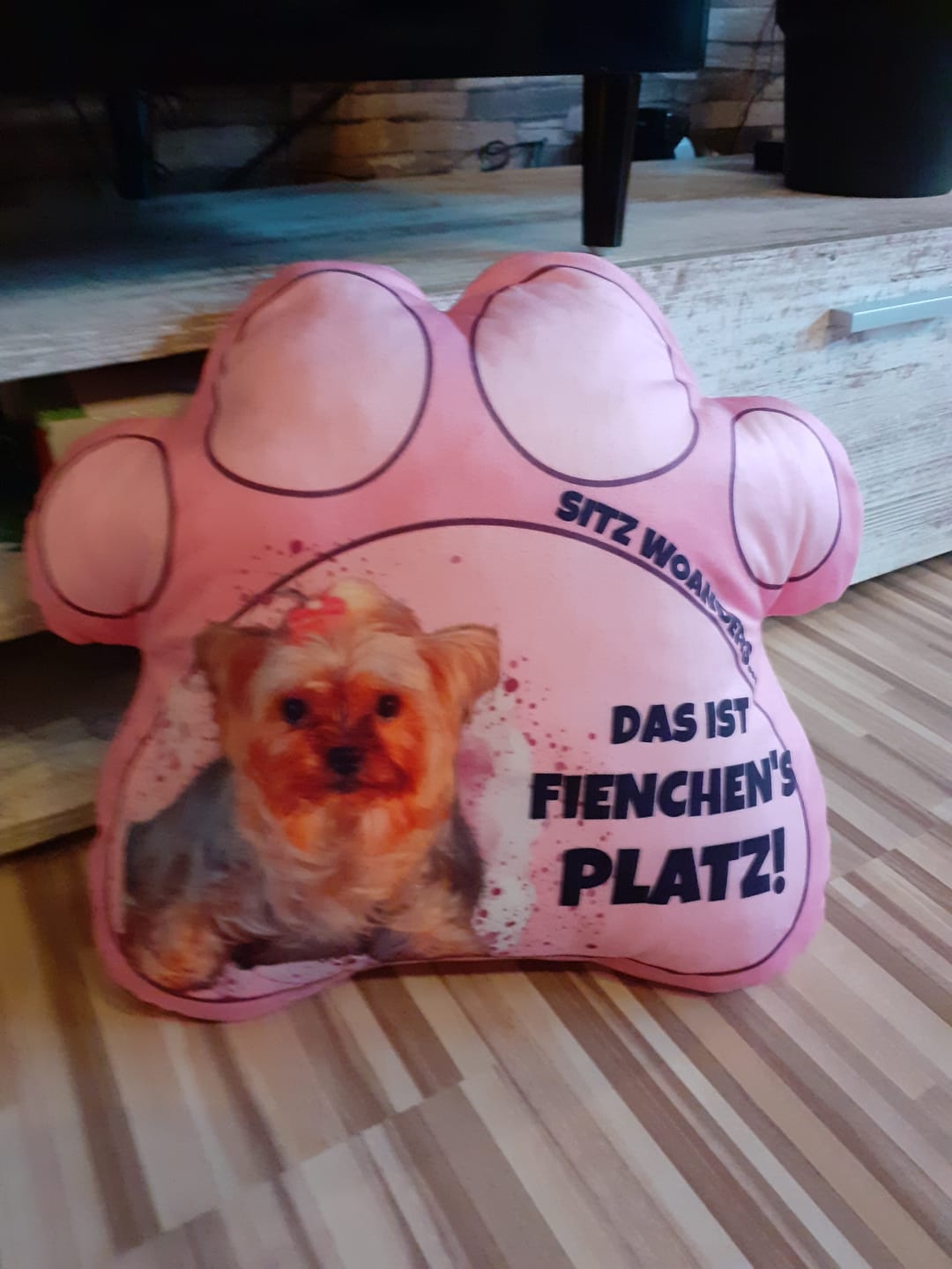 Customer photo review of Deine Fotos - Individuelles Pfotenkissen