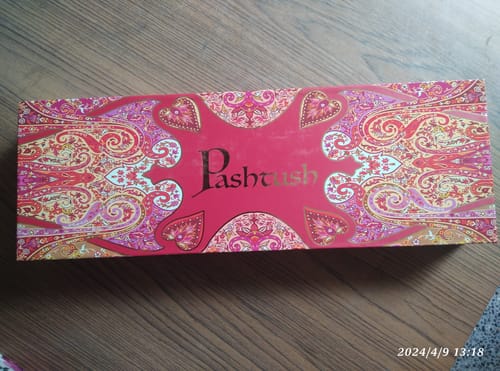 Customer photo review of Pashtush Mens Extra Fine Wool Ethnic Shawl, Mens Lohi, Full Size, Light Beige