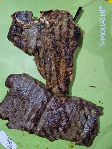 Reseña con foto de un cliente sobre Arrachera Marinada