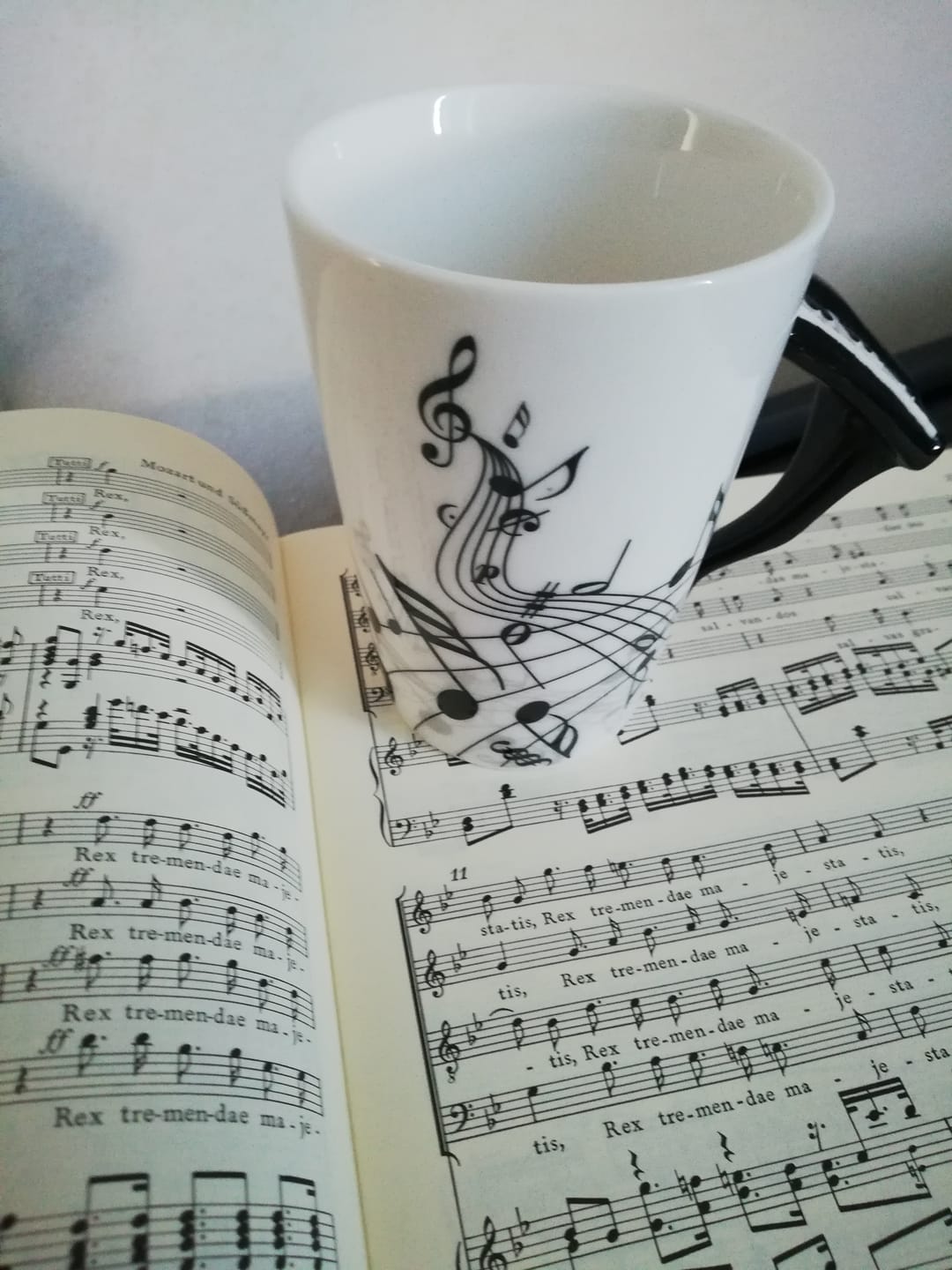 Customer photo review of Originelle Tasse – Klavier