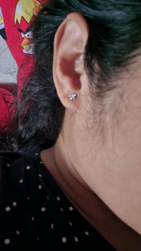 Customer photo review of White Round Crown - 6mm SS