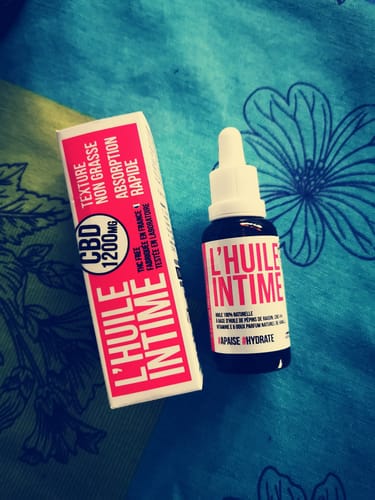 Customer photo review of Huile intime CBD - 1200MG