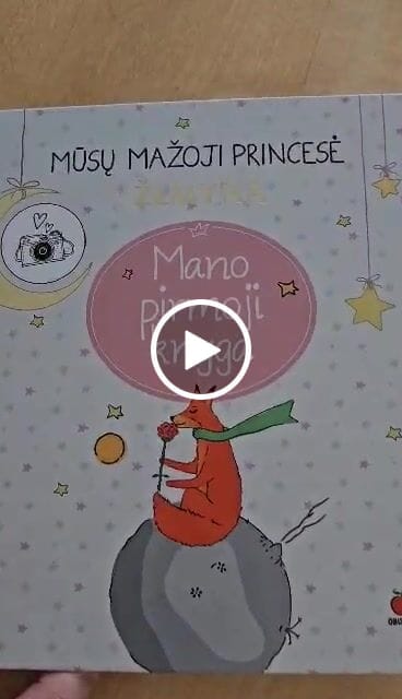 Customer video review of Pirmieji kūdikio metai (mergaitės) - personalizuojama su Jūsų mažosios princesės vardu!