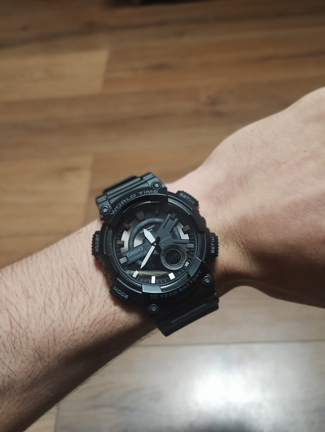 Customer photo review of Reloj Casio Análogo-Digital Vintage AEQ-110W-1BVDF Negro