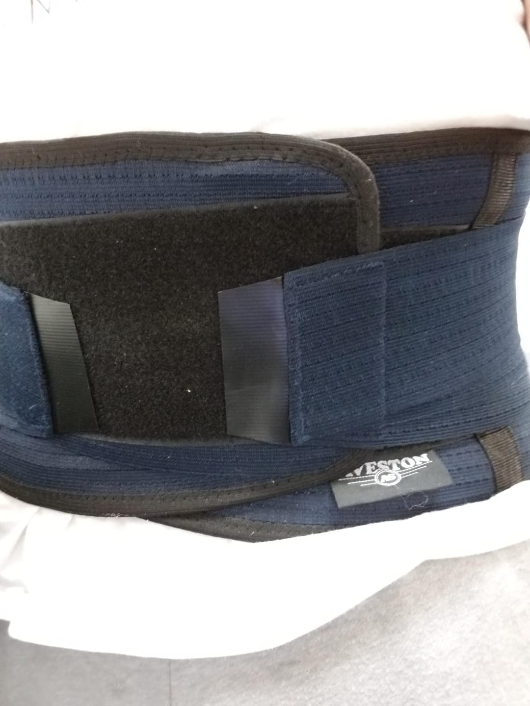 Customer photo review of AVESTON® Back Support Lower Back Brace for Back Pain Relief | Lumbar Support Belt
