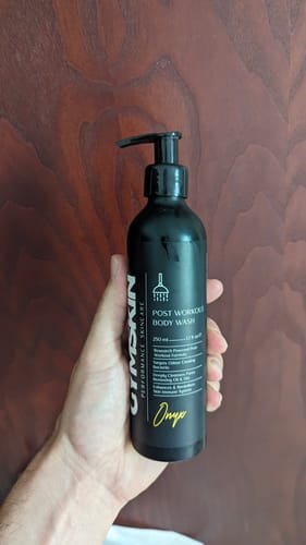 Customer photo review of POST WORKOUT BODY WASH