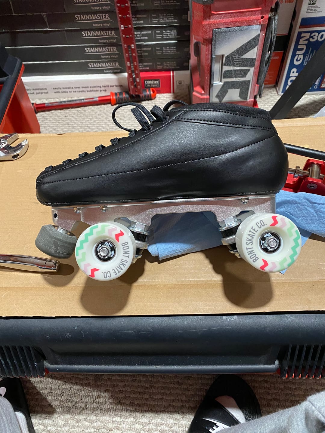 Customer photo review of Glide Roller Skate Outdoor Wheels