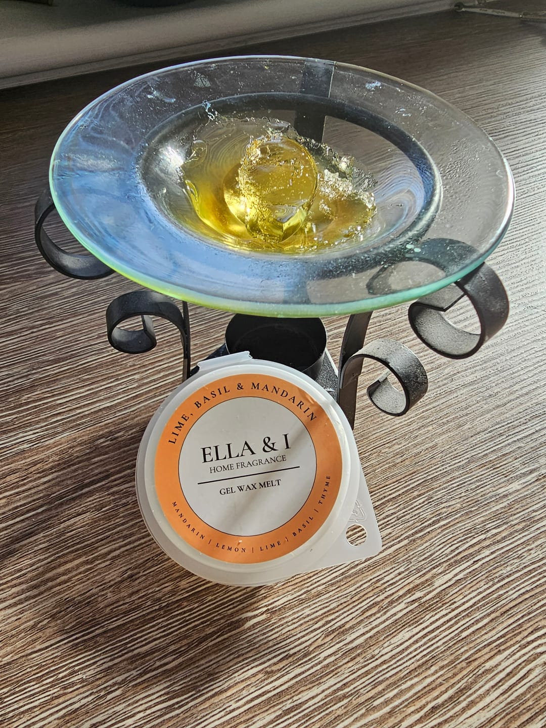 Customer photo review of Lime, Basil & Mandarin Gel Melt