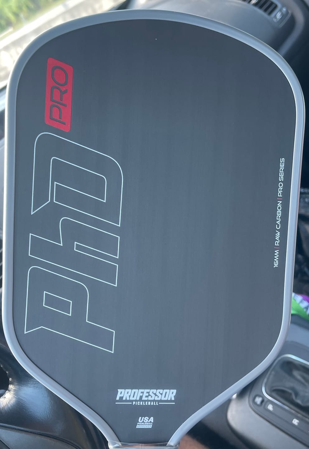 Customer photo review of PhD PRO 16MM Raw Carbon Thermoformed Paddle + Free Cover