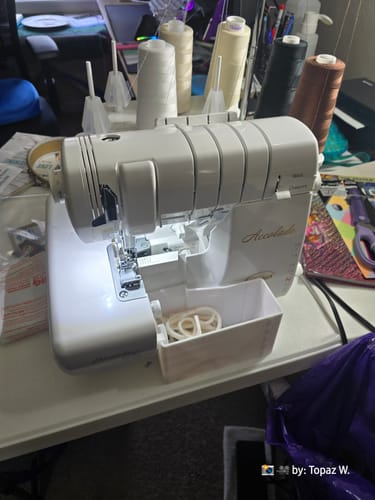 Customer photo review of Baby Lock Accolade Serger & Coverstitch Combo with FREE Bundle