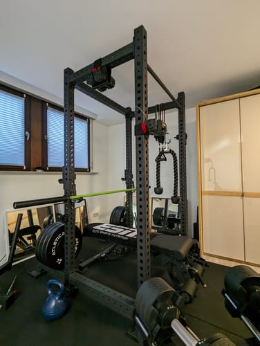 Customer photo review of R8 Base 1 | Power Rack