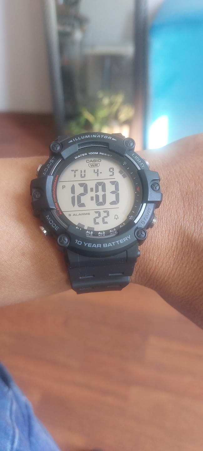 Customer photo review of Reloj Casio Vintage AE-1500WH-1AVDF Negro