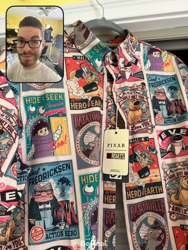 Customer photo review of Pixar Fest "Posters" – KUNUFLEX Short Sleeve Shirt