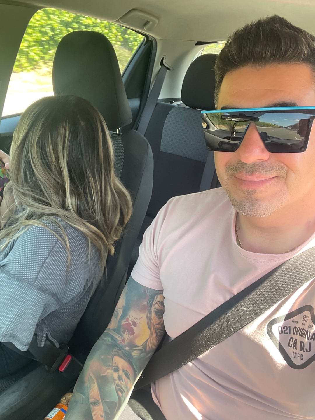 Customer photo review of WILD STYLE DROP-CUT T-SHIRT - BLACK