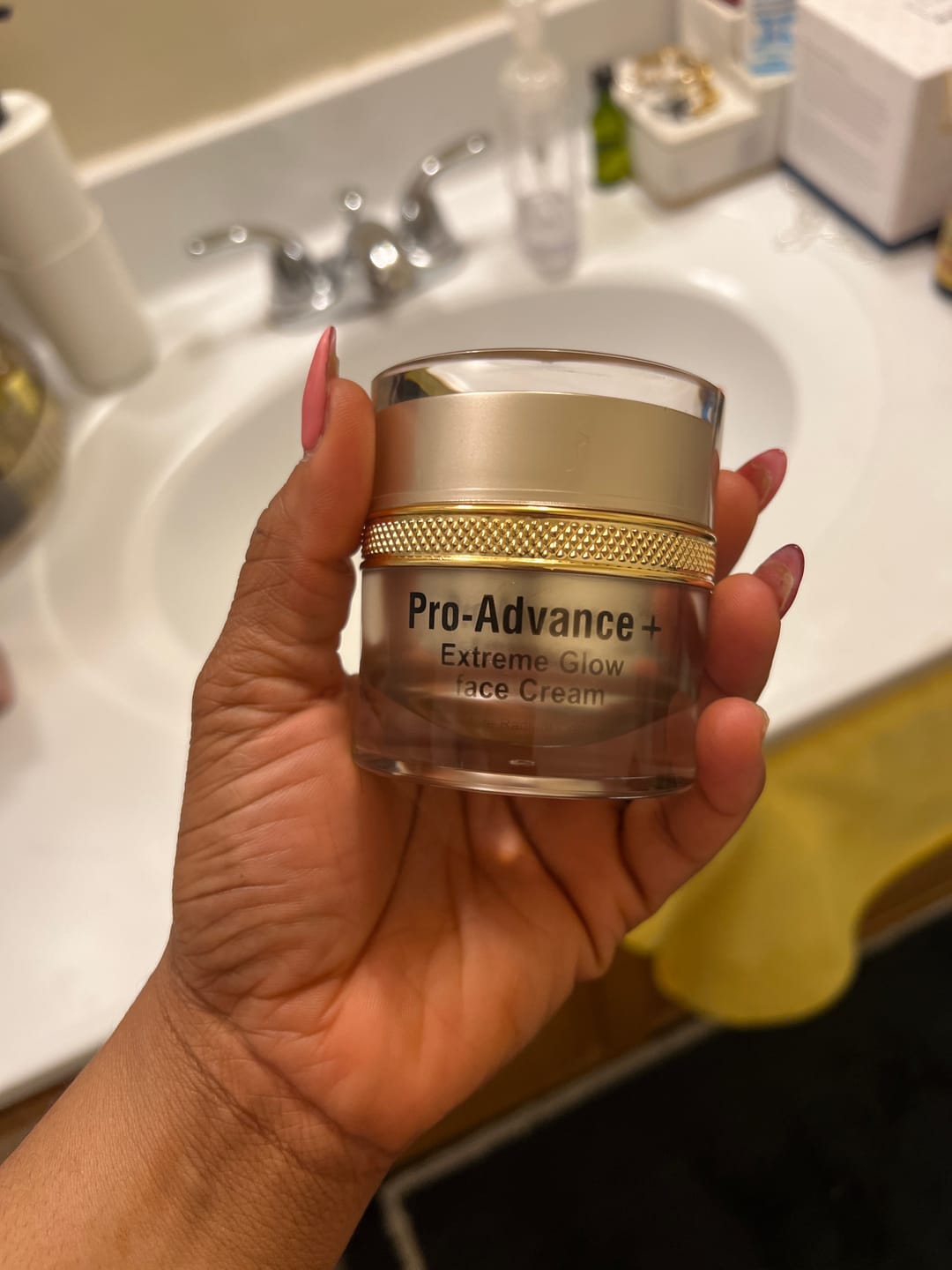 Customer photo review of Pro Advance Extreme Glow Face Cream