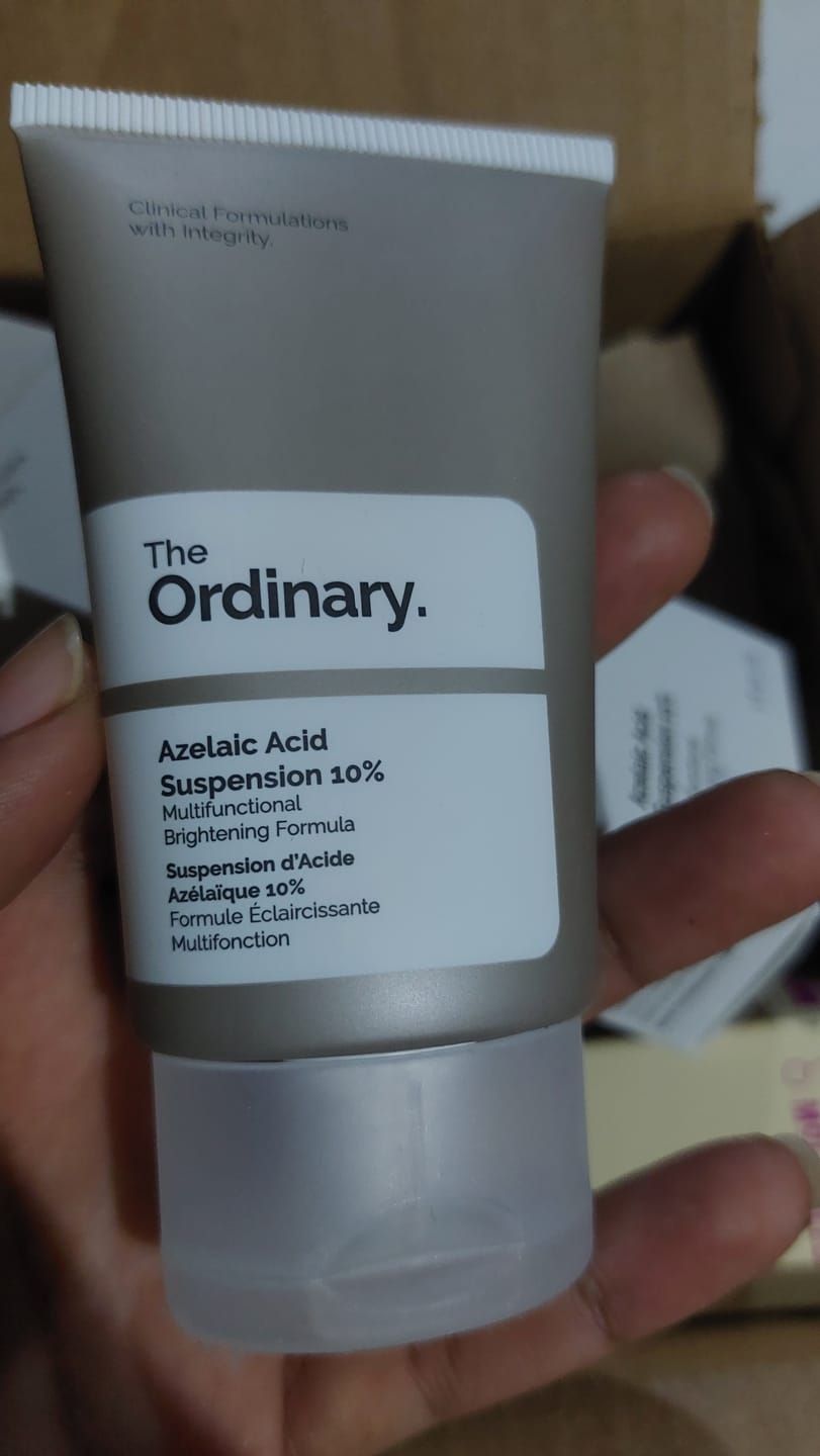 Customer photo review of Azelaic Acid 10% Suspension Brightening Cream