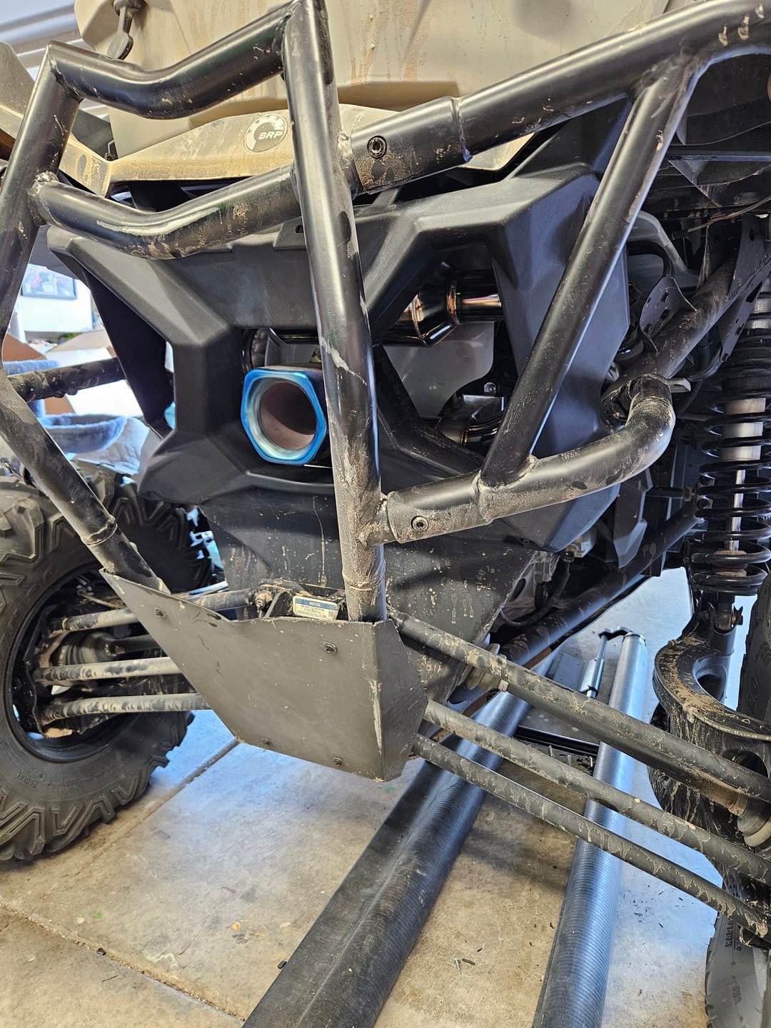 Customer photo review of RPM SxS X3 E-VALVE Slip On Exhaust Sport Muffler Can Am Maverick X3 Turbo R & RR 2017-2024