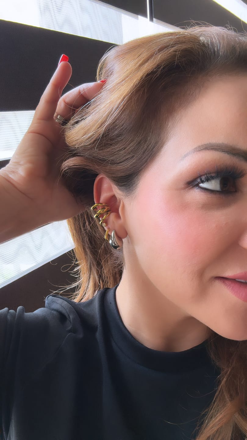 Customer photo review of Ear Cuff Triple