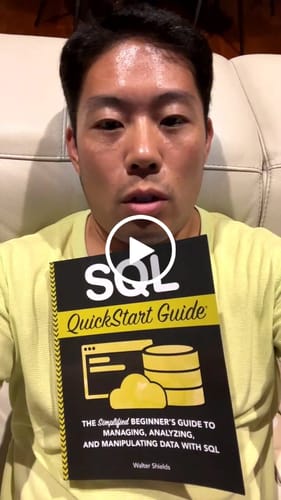 Customer video review of SQL QuickStart Guide