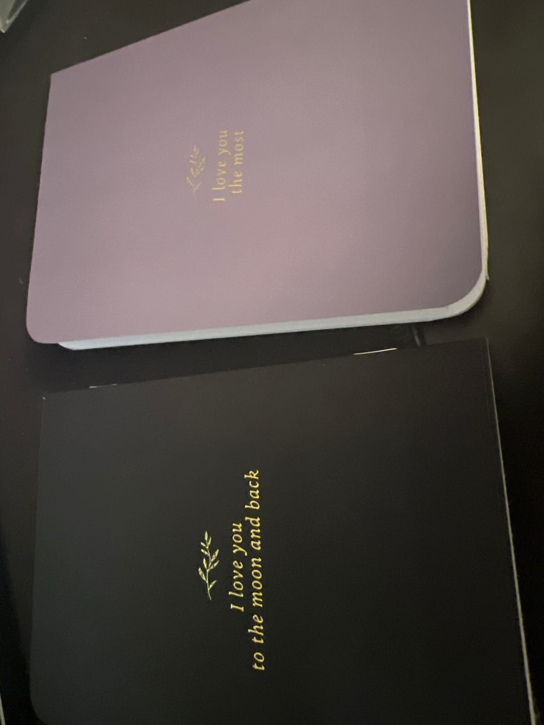 Customer photo review of Monogram Bouquet Wedding Vow Books