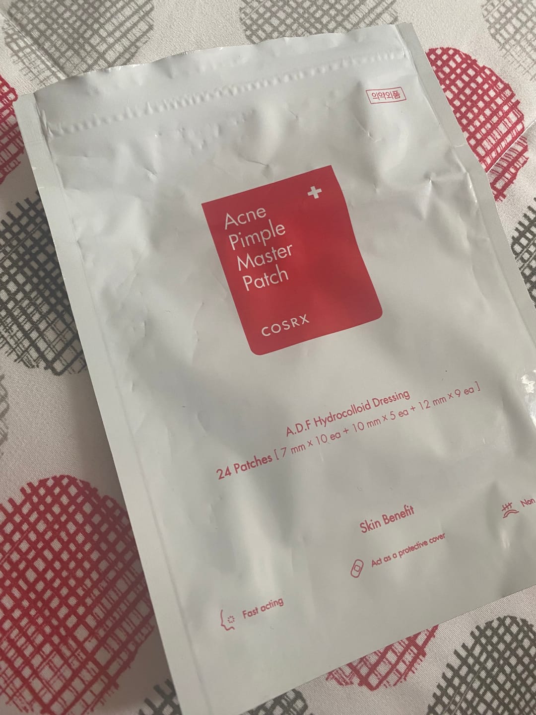 Customer photo review of Acne Pimple Master Patch (24 patches)