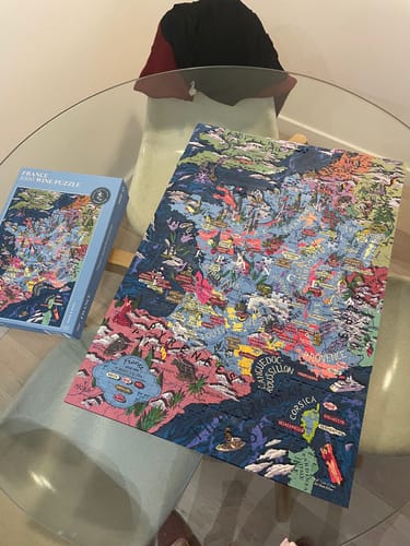 Customer photo review of Wine Puzzle - France