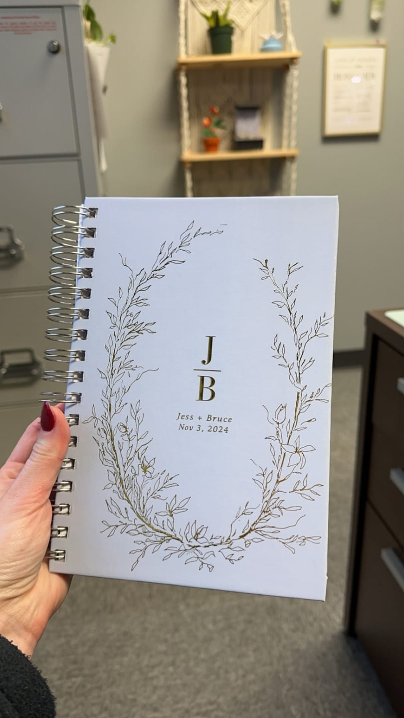 Customer photo review of Floral Wedding Planner